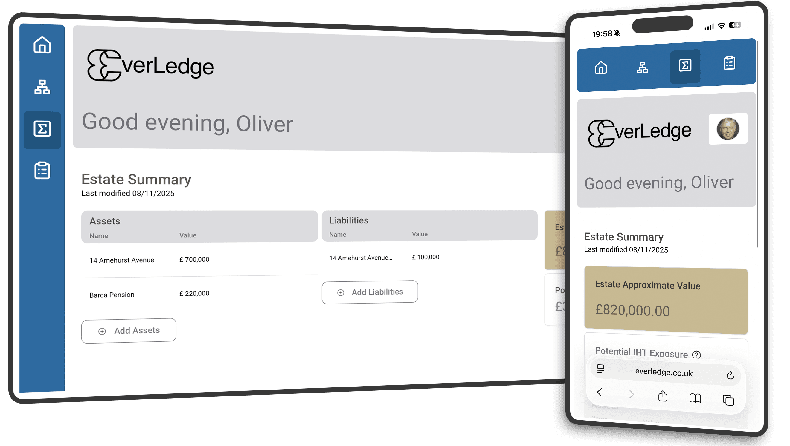 Estate Summary Feature