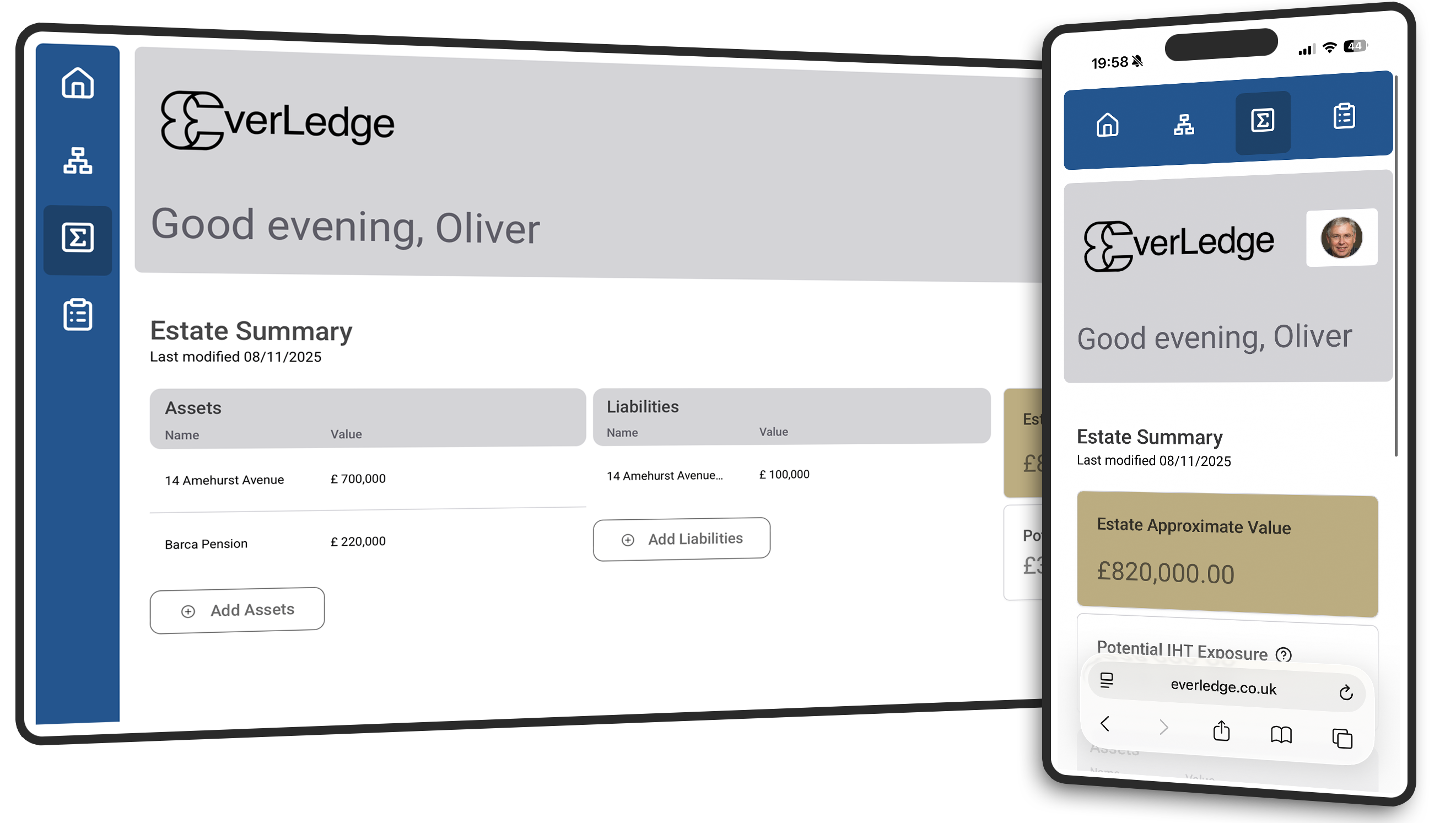 Estate Summary Feature