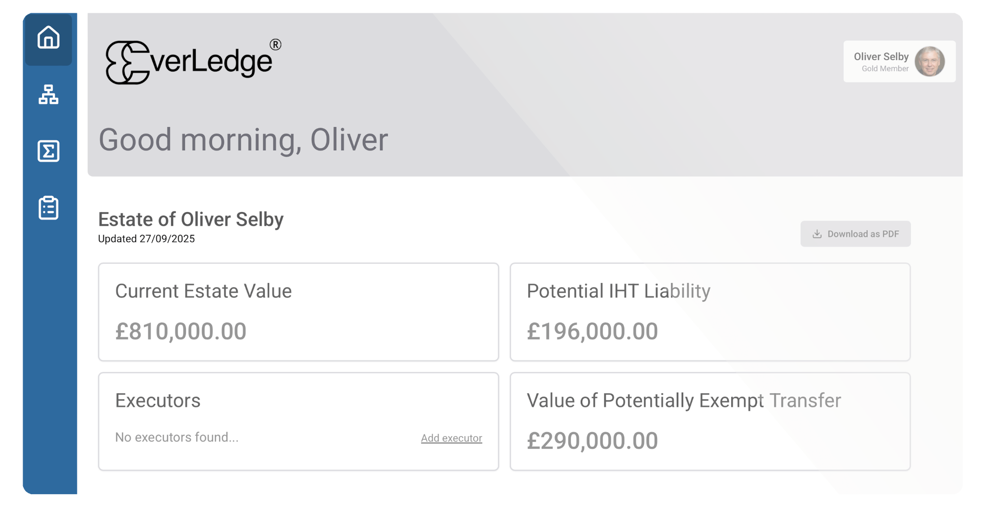 EverLedge Platform Interface